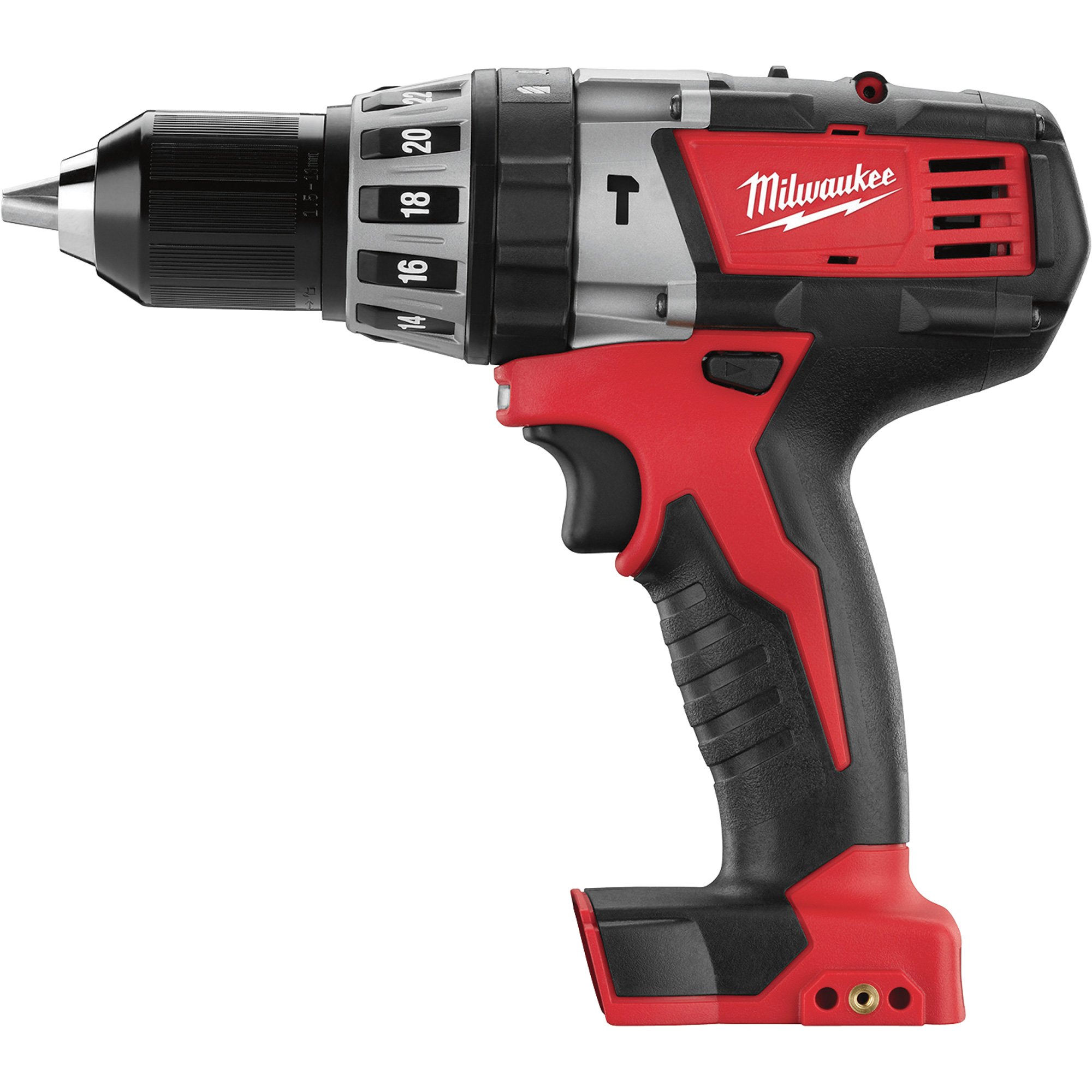 Milwaukee M18 Compact Cordless Hammerdrill/Driver — Tool Only, 18 Volt, 1/2in., Model# 2602-20